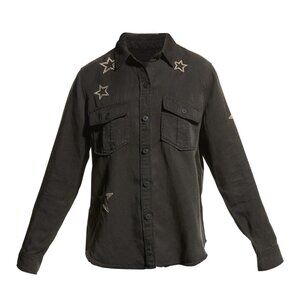 NEW Rails Loren Embroidered Star Button Down Shirt Jacket XS Western